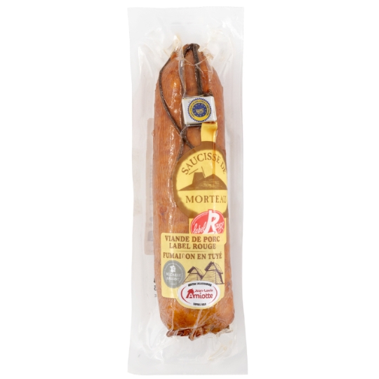 Saucisse de Morteau IGP label Rouge Fumée en Tuyé JEAN-LOUIS AMIOTTE