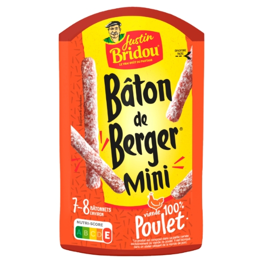 Saucisson Bâton de Berger Mini Poulet JUSTIN BRIDOU