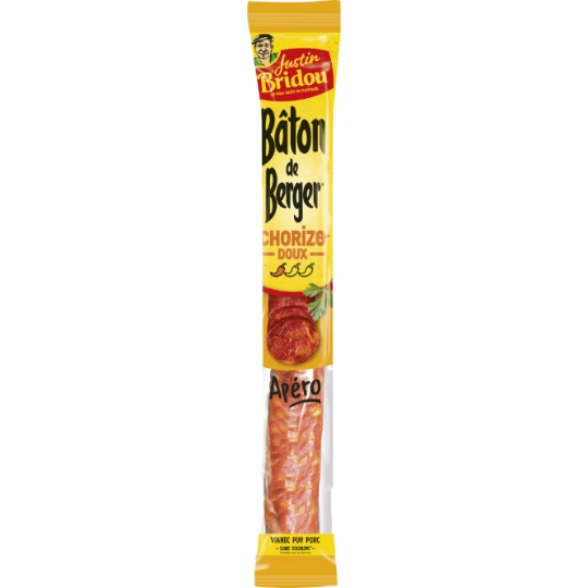 Chorizo Doux Bâton de Berger JUSTIN BRIDOU