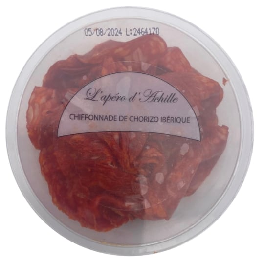 Chorizo Ibérique Chiffonnade L'APERO D'ACHILLE
