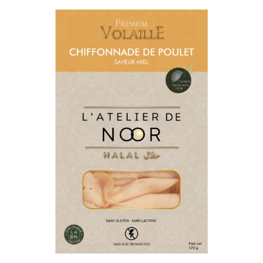 Chiffonnade de Poulet Saveur Miel Halal L'ATELIER DE NOOR