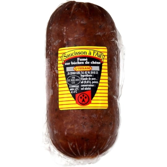 Saucisson à l'Ail Fumé L'UZELAISE