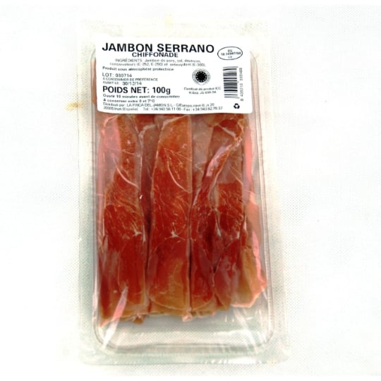 Jambon  serrano chiffonade LA FINCA DEL JAMON