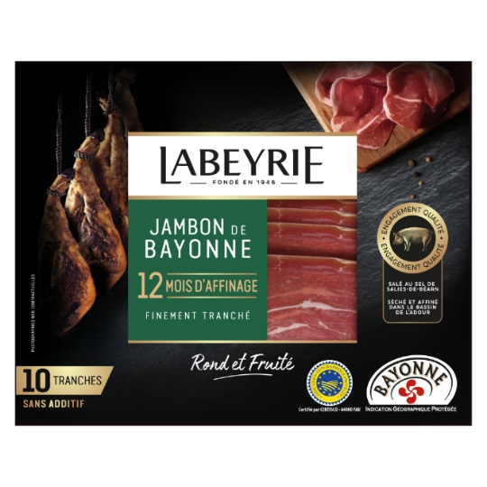 Jambon de Bayonne 12 Mois d'Affinage IGP LABEYRIE