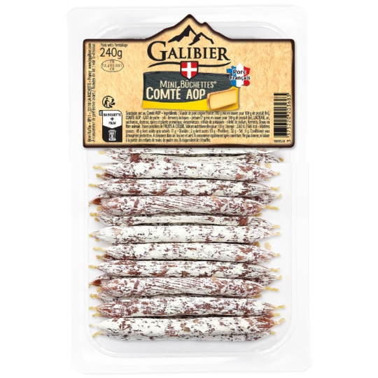 Mini bûchettes au comté AOP LE GALIBIER