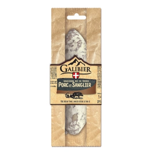 Saucisson Sec au Porc et Sanglier LE GALIBIER