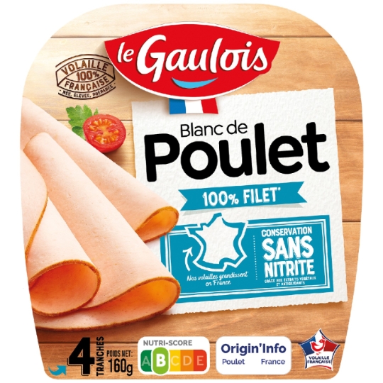 Blanc de poulet Sans Nitrite LE GAULOIS