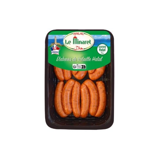 Saucisse De Volaille Saveur Chorizo Halal LE MINARET