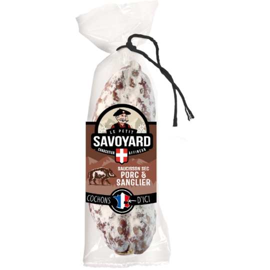 Saucisson Sec Porc & Sanglier LE PETIT SAVOYARD