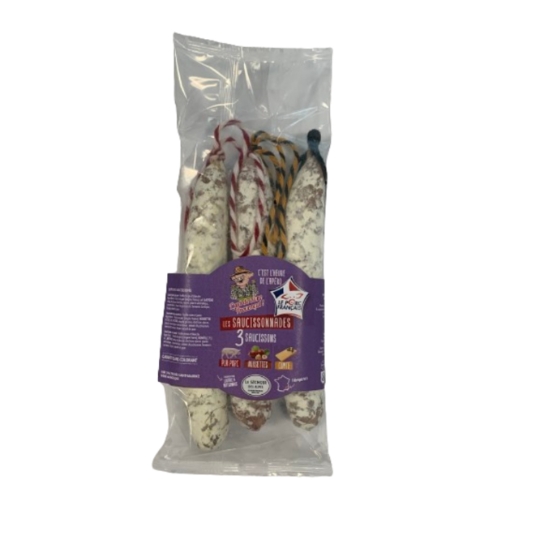 Saucisson Sec Les Saucissonnades Pur Porc Noisettes Comté LE SECHOIR DES ALPES