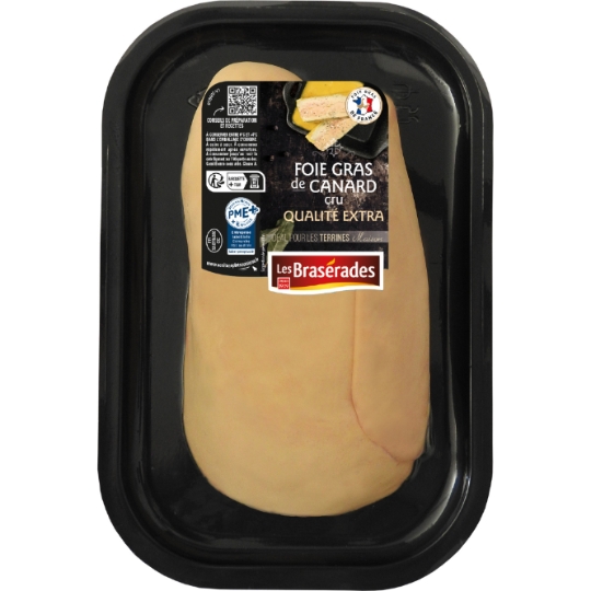Foie Gras de Canard Cru pour les Escalopes Poêlées LES BRASERADES
