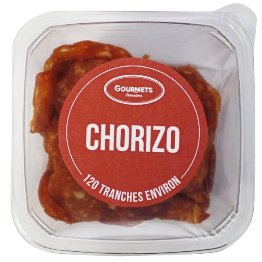 Chorizo Nature Tranché Supérieur LES GOURMETS DE L'ARTOIS