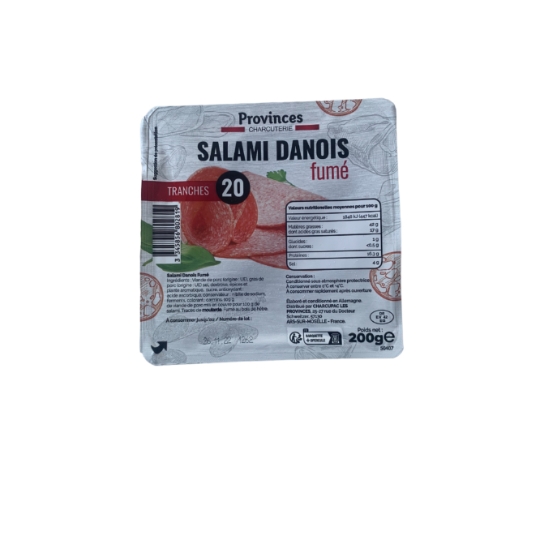 Salami Danois Fumé LES PROVINCES CHARCUTERIE
