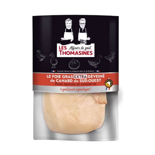 Foie Gras Extra Déveiné de Canard du Sud-Ouest LES THOMASINES