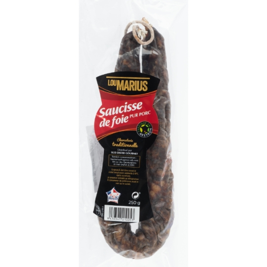 Saucisse de Foie Pur Porc LOU MARIUS