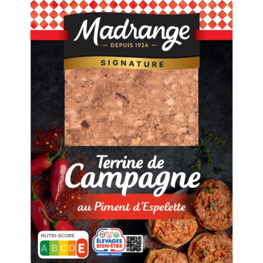 Terrine de Campagne au Piment d'Espelette MADRANGE