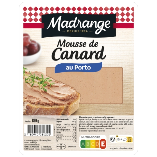 Mousse de Canard  au Porto MADRANGE