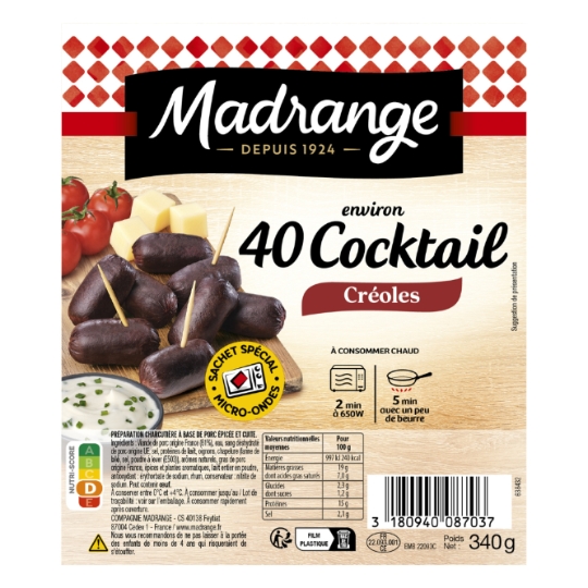 Mini Boudins Noirs MADRANGE