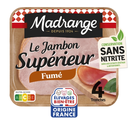 Jambon Supérieur Fumé Tranché MADRANGE