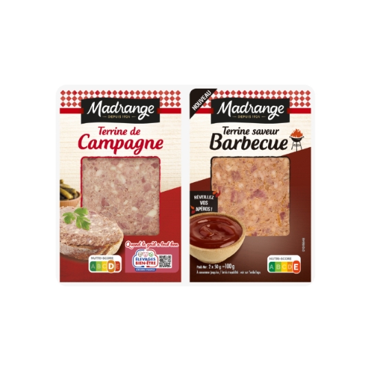 Terrines de Campagne et Saveur Barbecue MADRANGE