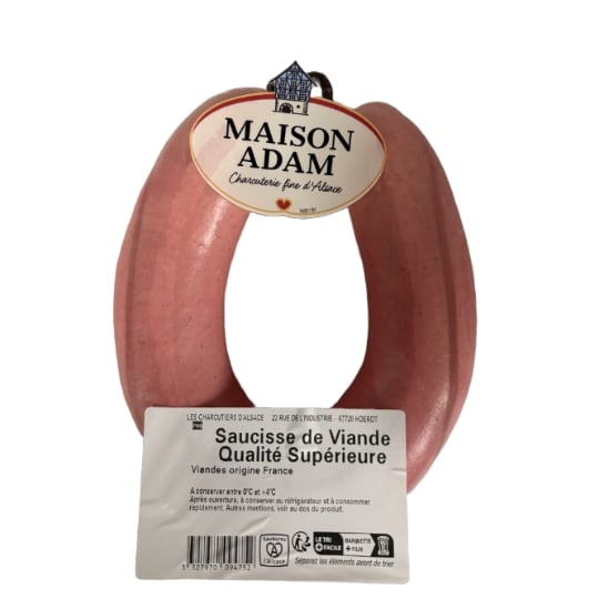 Saucisse de Viande Qualité Supérieure MAISON ADAM