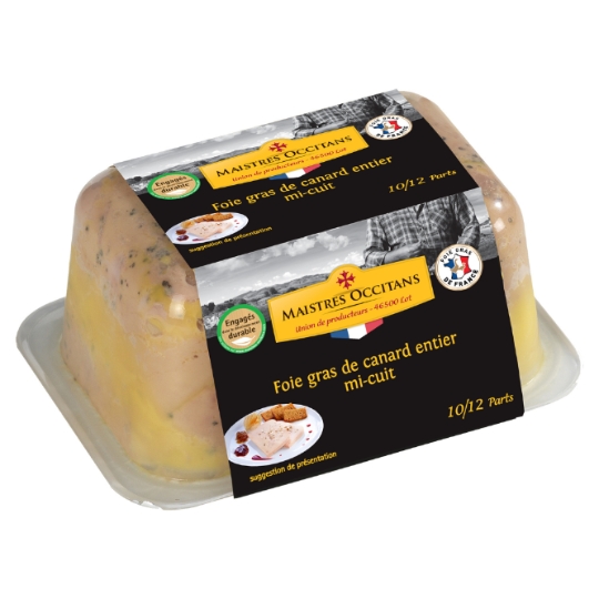 Foie Gras De Canard entier mi-cuit MAISTRES OCCITANS