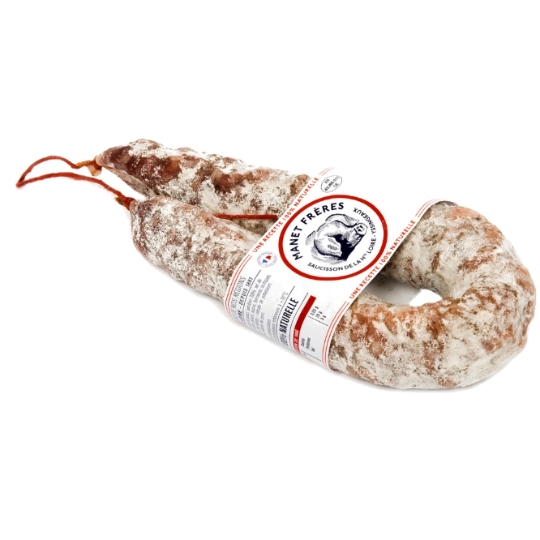 Saucisse Sèche Courbe Pur Porc VPF MANET FRERES