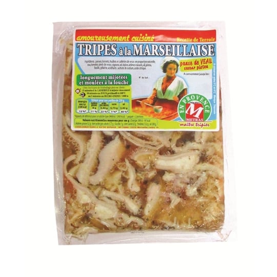 Tripes Cuisinées à La Marseillaise METRAS TRIPIER EN PROVENCE