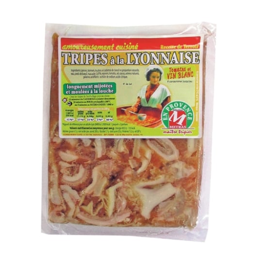 Tripes Cuisinées à La Lyonnaise METRAS TRIPIER EN PROVENCE