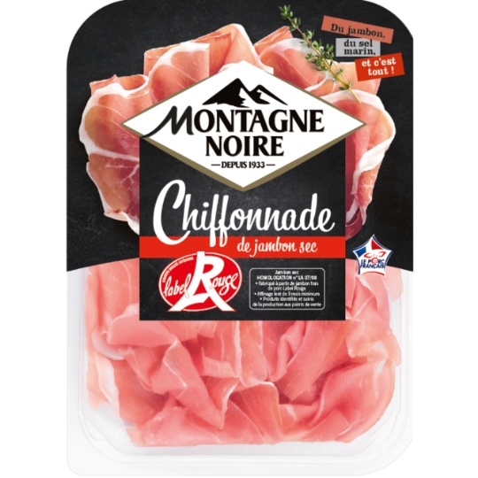 Chiffonnade de Jambon Sec MONTAGNE NOIRE