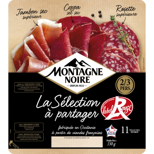 Assortiment Sec Coppa Rosette Label Rouge MONTAGNE NOIRE
