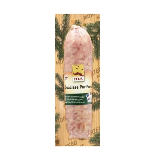 Saucisse pur porc MORTEAU SAUCISSE