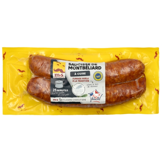Saucisses de Montbéliard IGP MORTEAU SAUCISSE