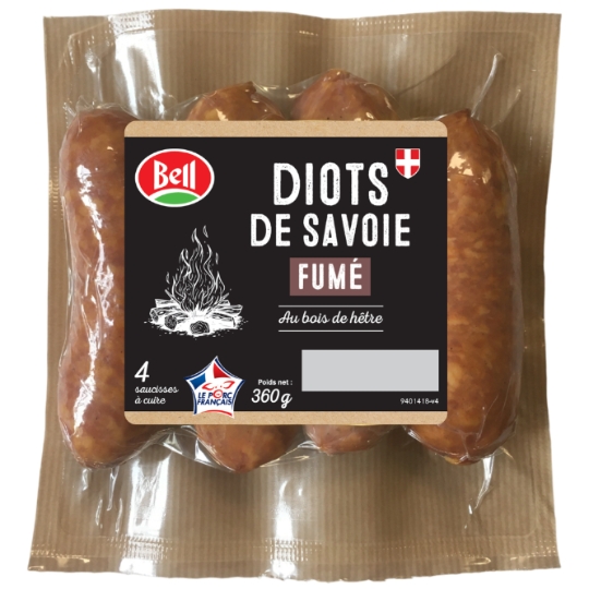 Saucisses Diots de Savoie fumés MOSSIEUR POLETTE