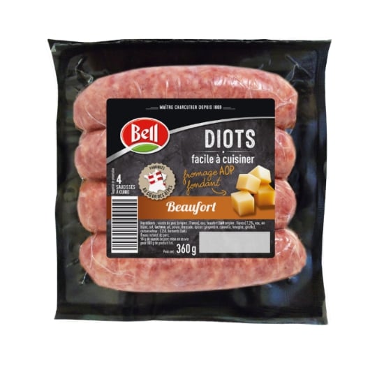 Saucisses Diots de Savoie au Beaufort MOSSIEUR POLETTE