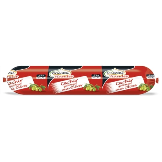 Saucisson goût boeuf olives halal ORIENTAL VIANDES