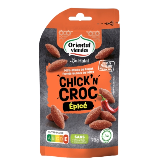 Mini stick de poulet épicé Halal ORIENTAL VIANDES