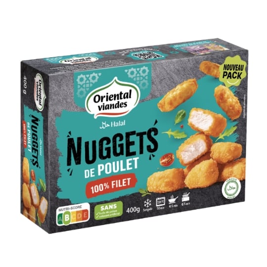 Nuggets de poulet halal ORIENTAL VIANDES