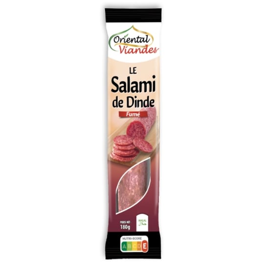 Salami de Dinde Fumé Halal ORIENTAL VIANDES