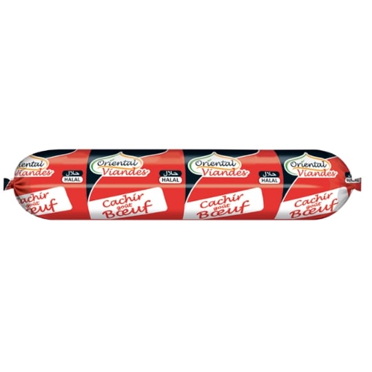 Saucisson Cachir Goût Boeuf Halal ORIENTAL VIANDES