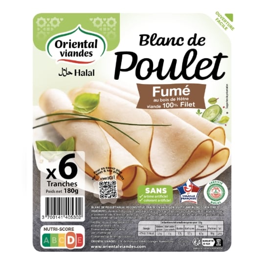 Blanc de Poulet Fumé au Bois de Hêtre ORIENTAL VIANDES