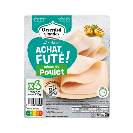 Délice de Poulet Halal ORIENTAL VIANDES