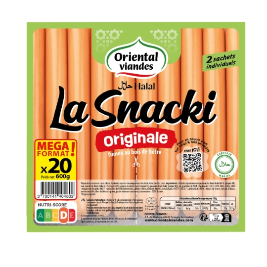 Snacki Originale Fumée ORIENTAL VIANDES