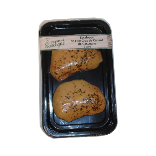 Escalopes de Foie Gras de Canard Poivrées de Gascogne PAYSANS DE GASCOGNE