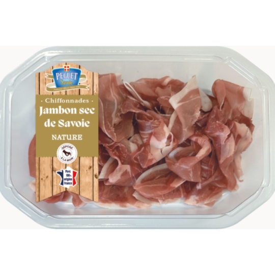 Chiffonnade de Jambon Sec Nature de Savoie PEGUET SAVOIE