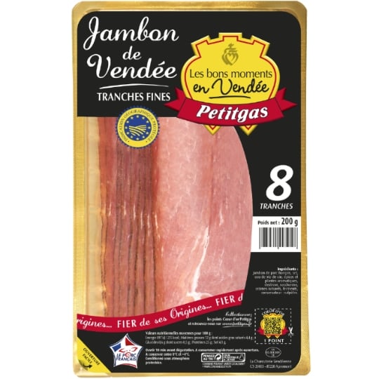 Jambon de Vendée Tranches Fines PETITGAS