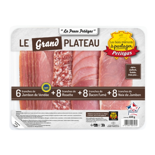 Plateau Assortiment Charcuteries PETITGAS