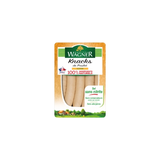 Saucisse à cuire Knack De Poulet Fumée PHILIPPE WAGNER