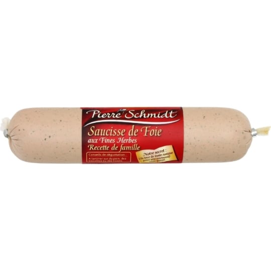 Saucisse de Foie Fines Herbes PIERRE SCHMIDT