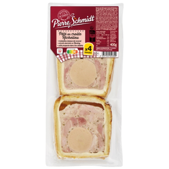 Pâté En Croûte Richelieu Médaillon Mousse de Canard PIERRE SCHMIDT